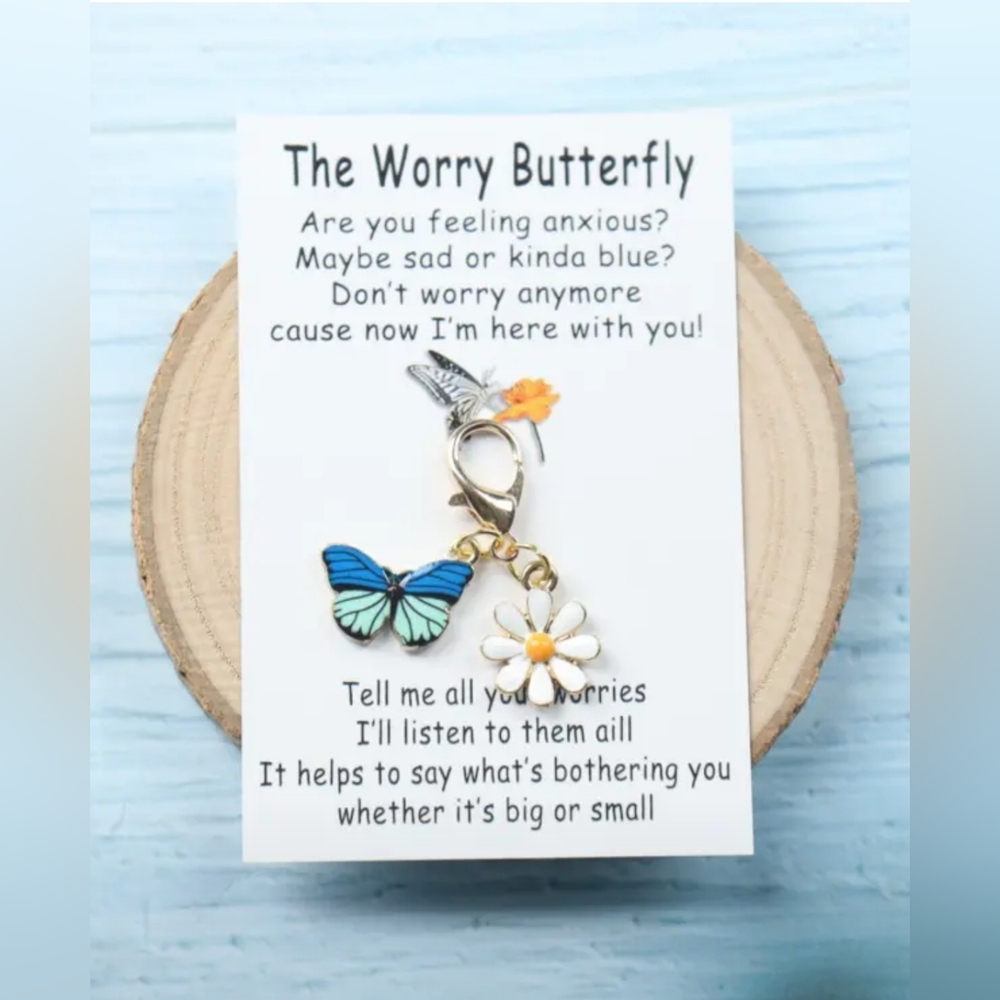 💕5/$20 Encouragement butterfly charm